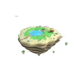 Tropical bare island