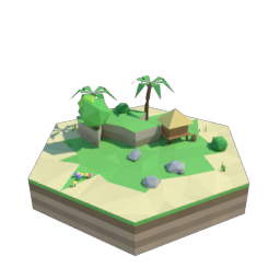 Turtle hex tile