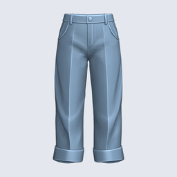 Female | Mid-Calf Cropped Trousers