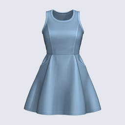 Female | Sleeveless Knee Dress