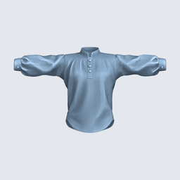 Male | Gathered Collar Shirt