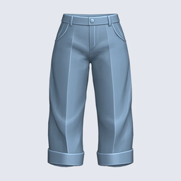 Male | Mid-Calf Cropped Trousers