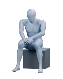 058 | Seated Hands Clasped Forward