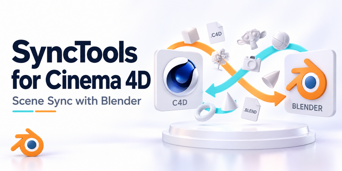 SyncTools Pro for Cinema 4D — promotional cover