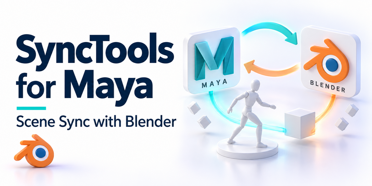 SyncTools Pro for Maya — promotional cover