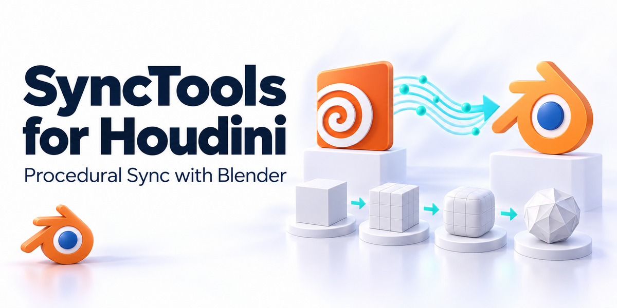 SyncTools Pro for Houdini — promotional cover