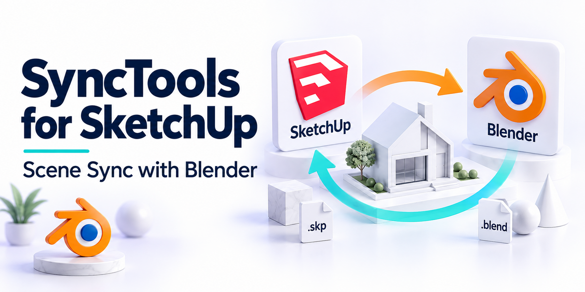SyncTools Pro for SketchUp — promotional cover
