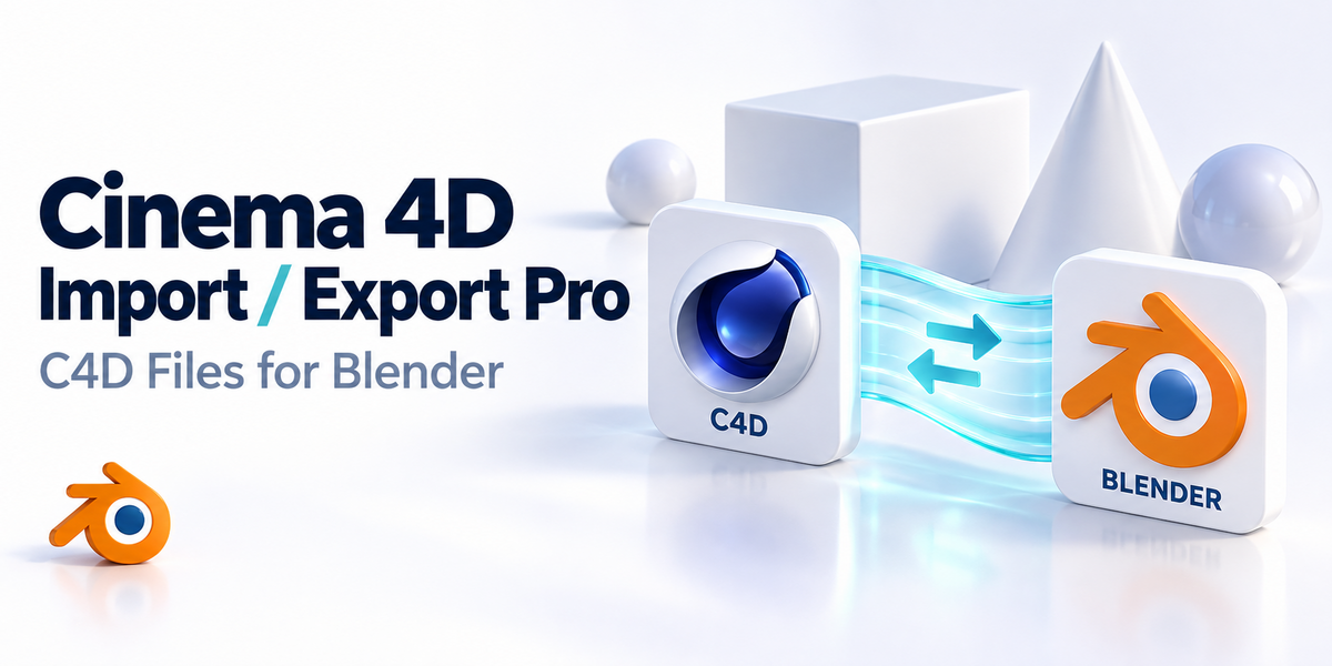 Maxon Cinema 4D Import-Export Pro — promotional cover