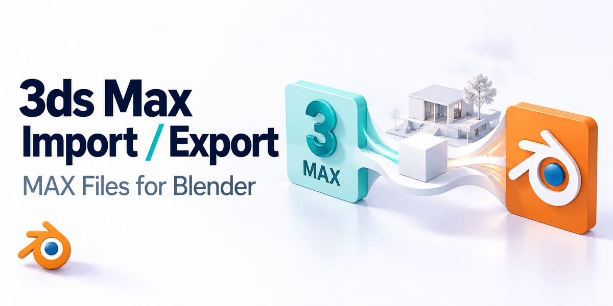 Autodesk 3ds Max File Import-Export (.max) β promotional cover