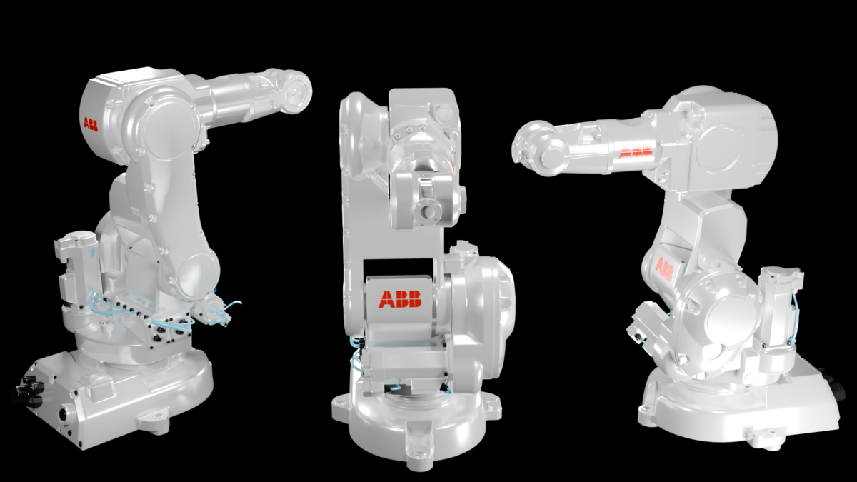 ABB IRB 140 Industrial Robotic Arm 3D Model – High Detail | Game ...