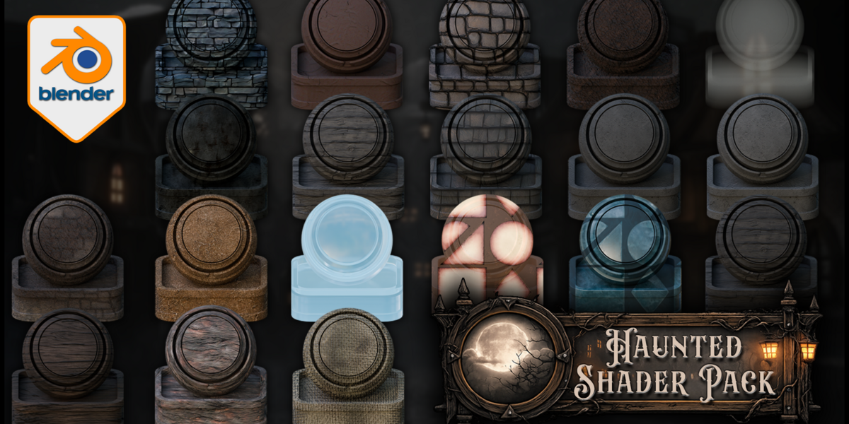 Stylized Spooky Tudor Material Pack for Blender 5 Cycles - Superhive ...