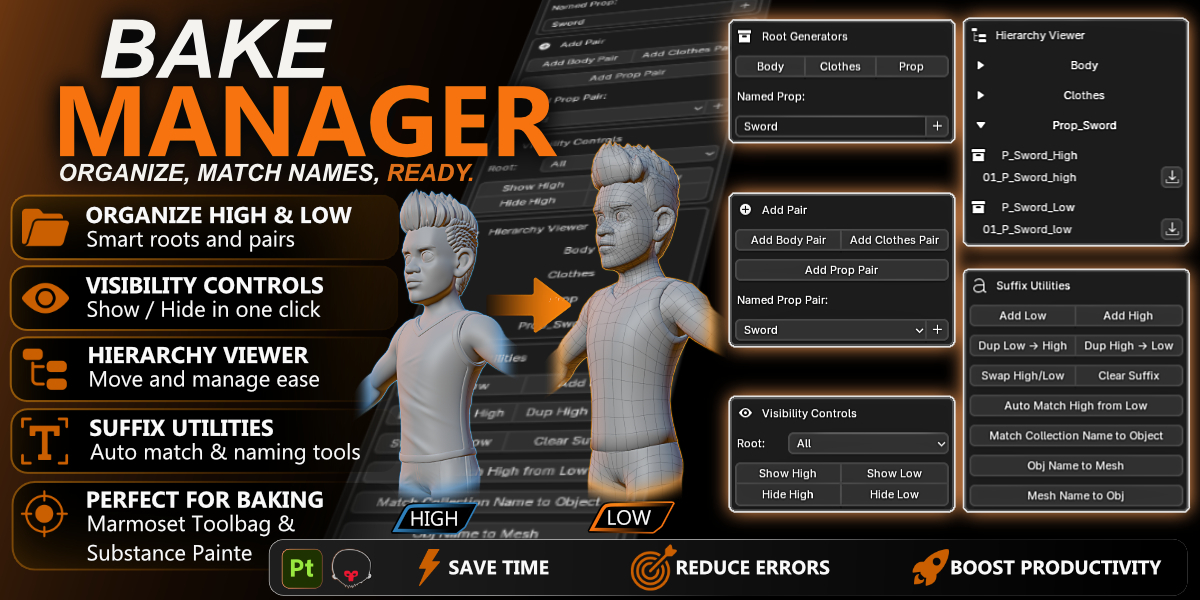 Bake Manager - Superhive (formerly Blender Market)