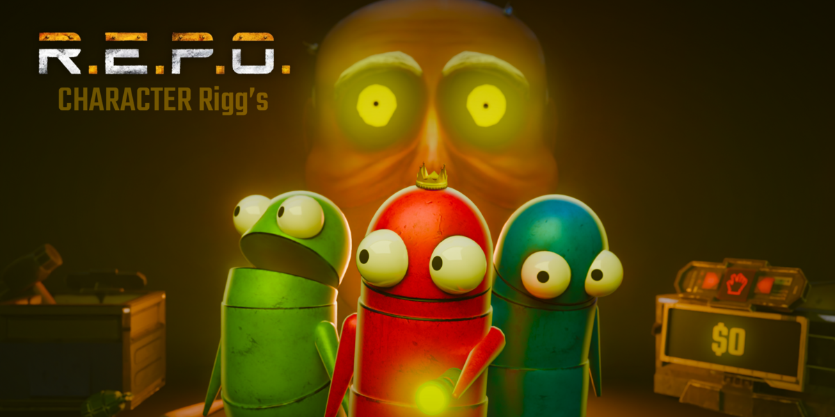 REPO Character Model With Rigg - Superhive (formerly Blender Market)