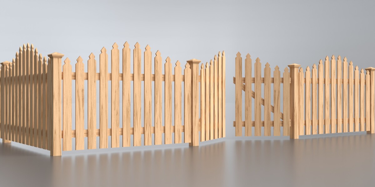 3d Railing Generator Fence, Gate, Railing & Wall Generator - Superhive (formerly Blender Market)