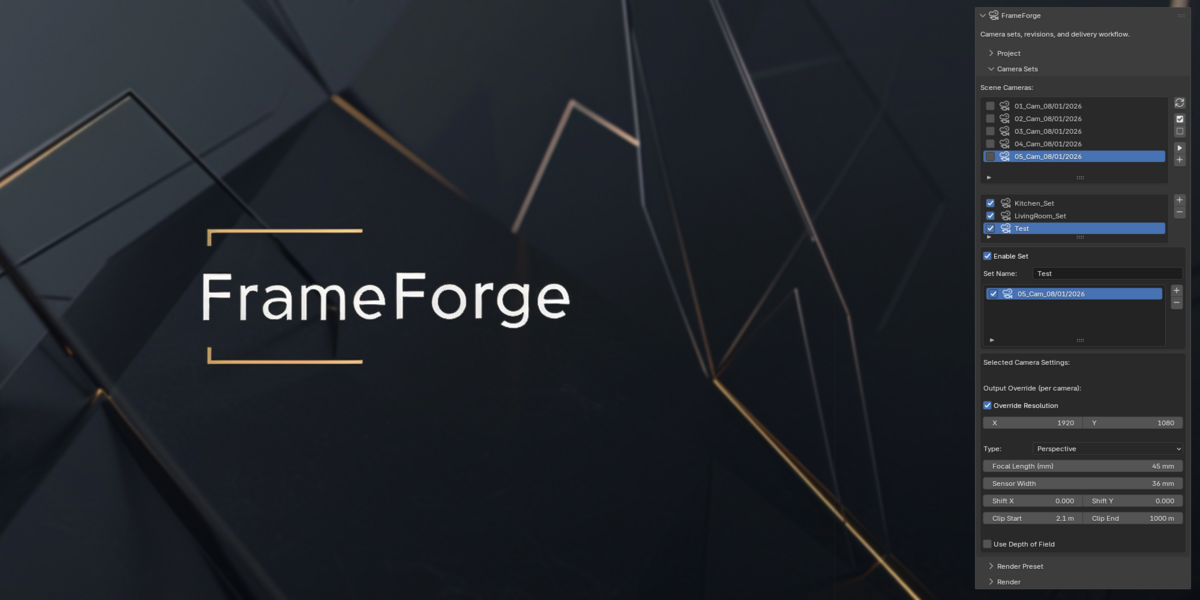 Frameforge Structure FrameForge — Camera Sets & Batch Render Workflow - Superhive (formerly ...