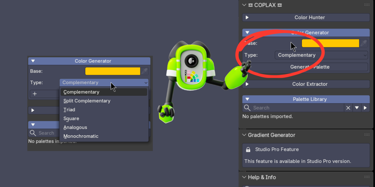 COPLAX | Smart Color Palette Toolkit - Superhive (formerly Blender Market)