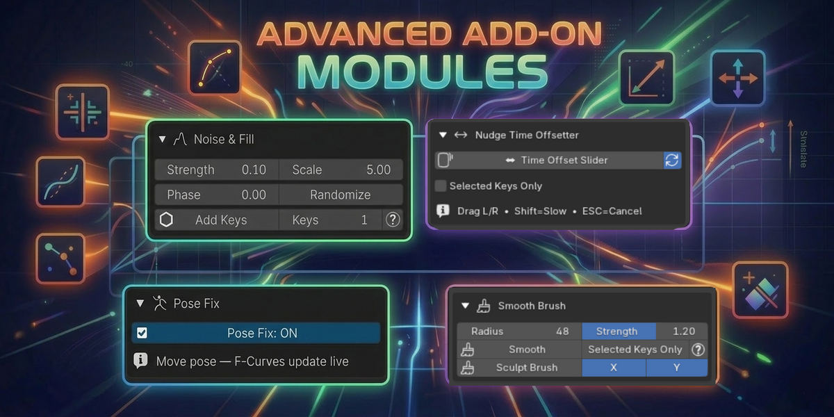 Graph Editor Modifiers Super Graph Editor Tools (SGET) - Superhive (formerly Blender Market)