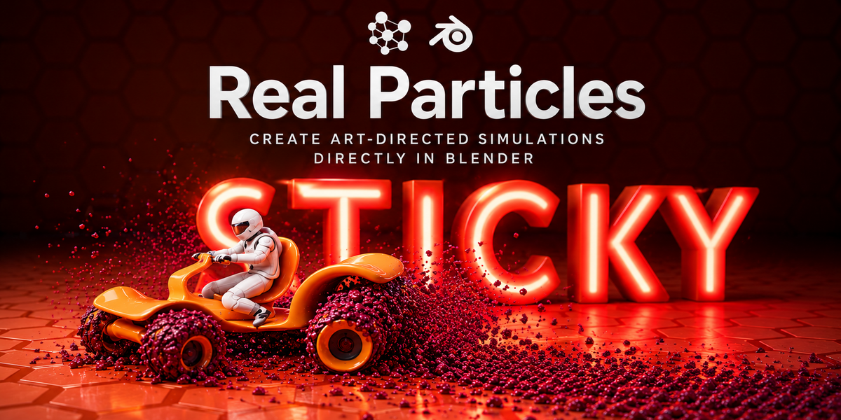 Sticky particle effect preview