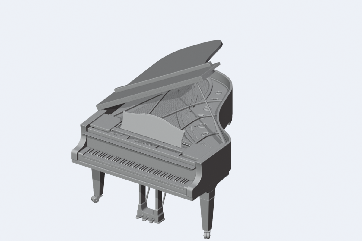 The included piano