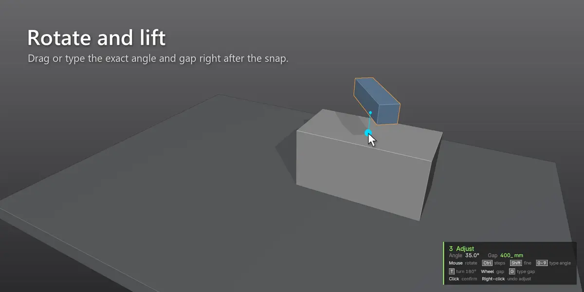 Rotate and lift
