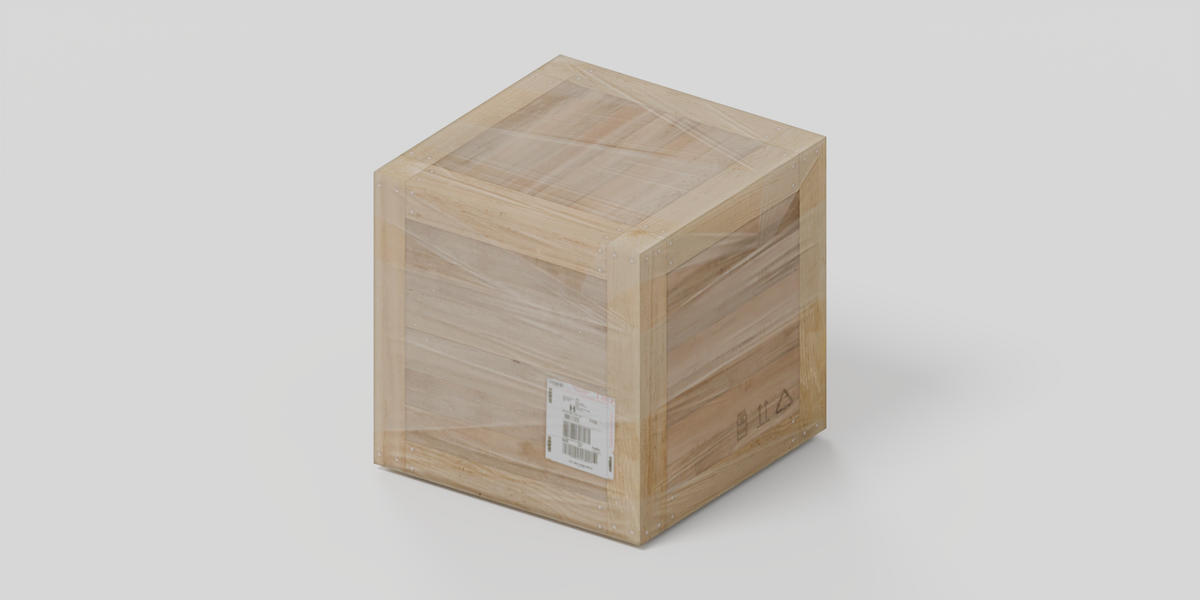 Braced Wooden Crate
