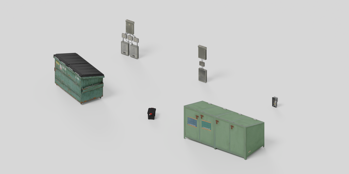 All included assets. Real Cycles render.