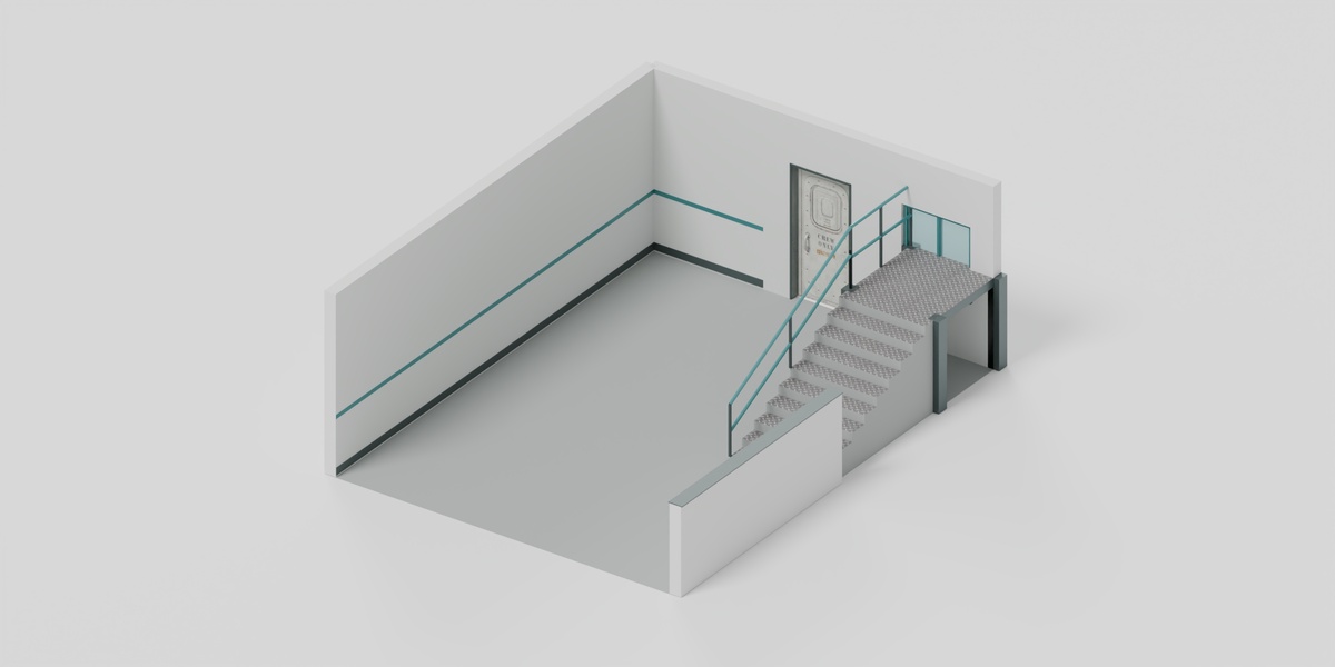 The included example layout, rendered in Cycles.
