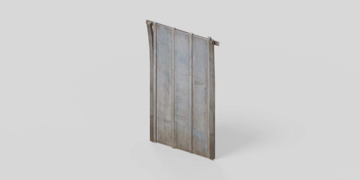 Corrugated Fence Narrow