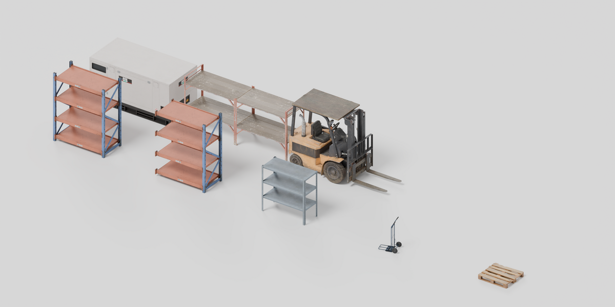 The included example layout, rendered in Cycles.