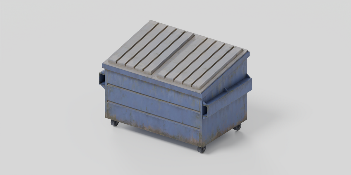 Wheeled Dumpster