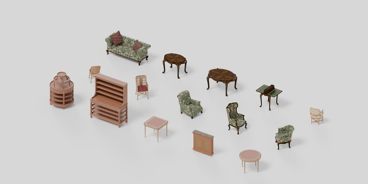 The included example layout, rendered in Cycles.