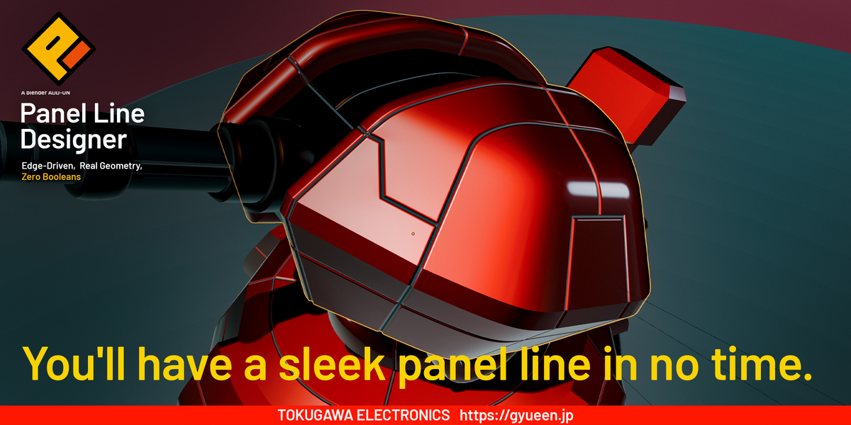 Generate grooves from the selected edges.