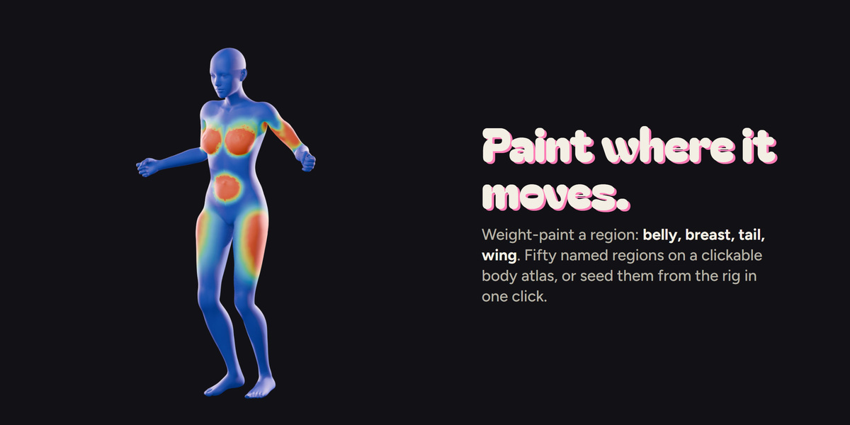 Paint where it moves