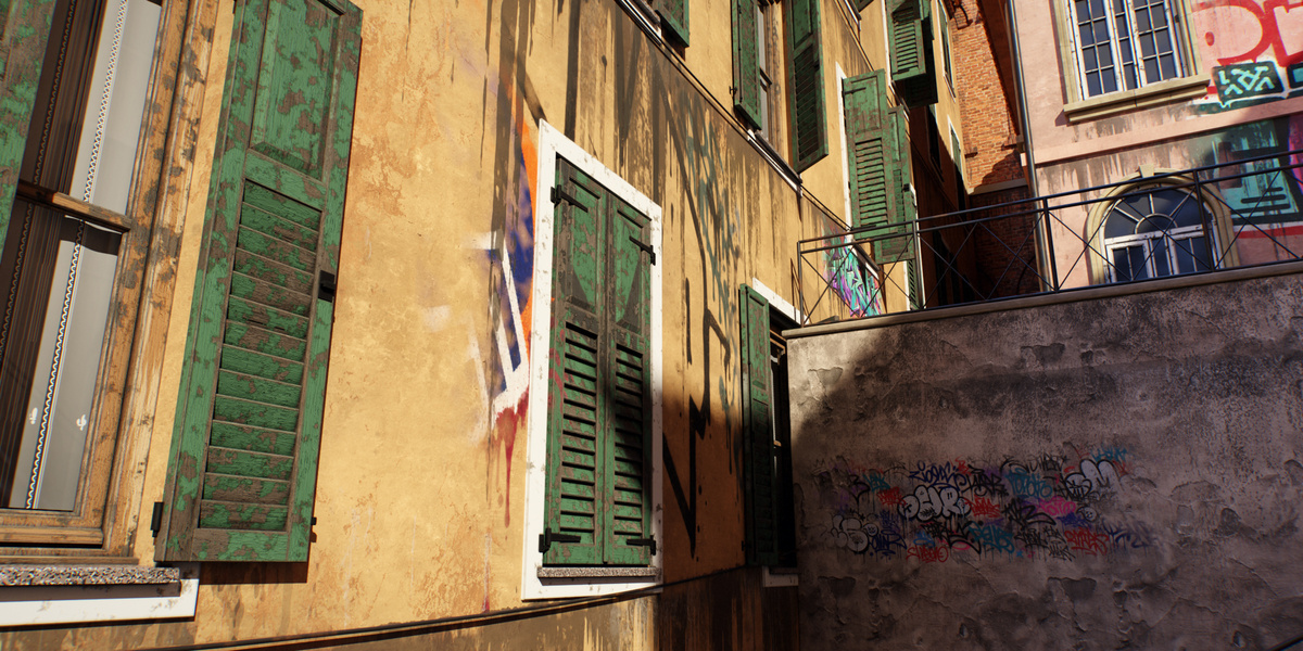 Graffiti Stairs render