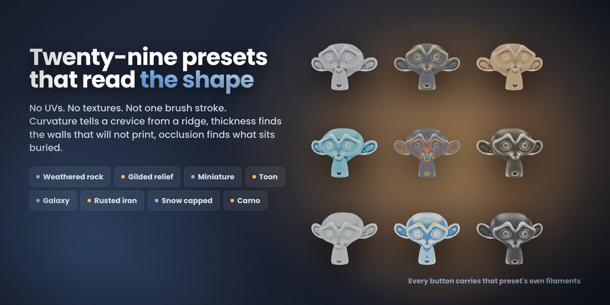 Nine of the 29 presets on the same model, and some of the ten new ones