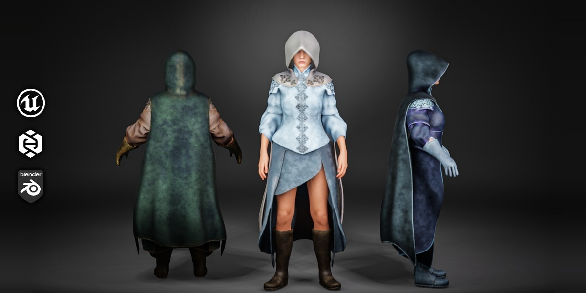 Female Assassin Outfit Collection | Parametric MetaHuman Clothing ...