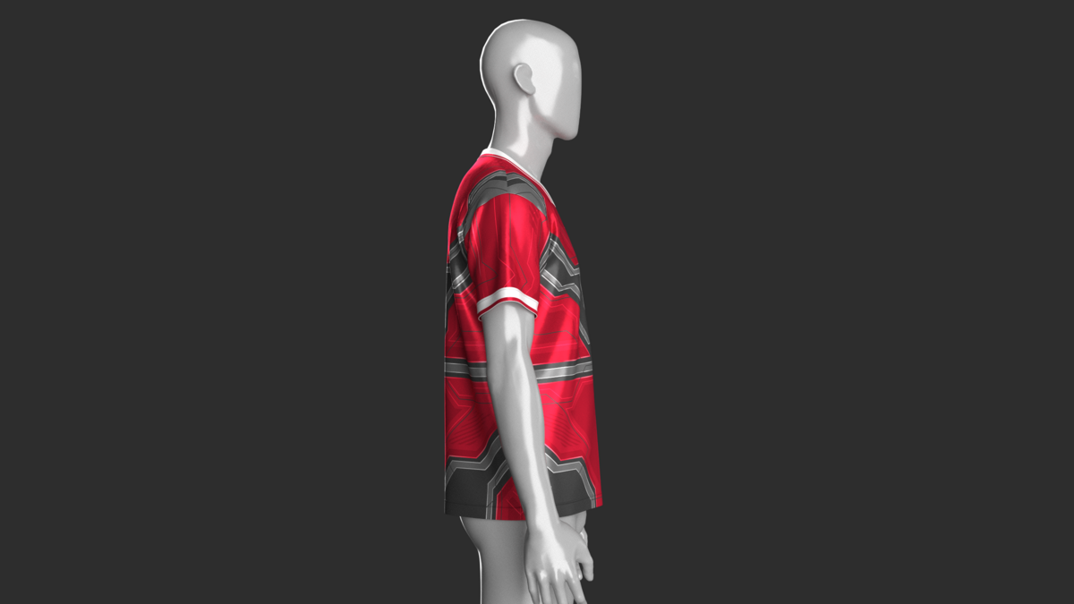 Soccer Red Sports Jersey-home Kit - Blender Market