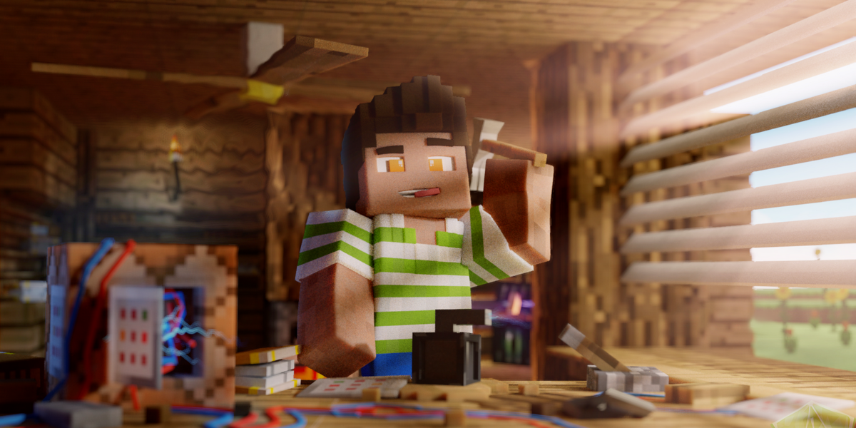 minecraft rig v3 - Blender Market