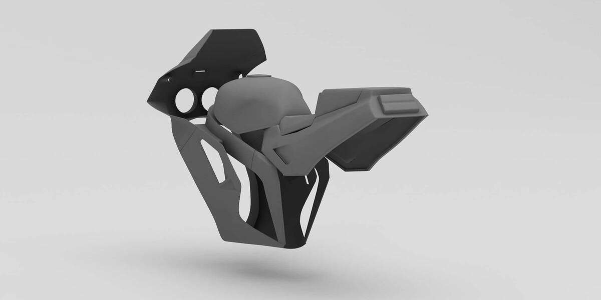 大人気 1990s Superhive - Body RC Printable 3D - Ninja ZX7 Kawasaki ハンティングナイフ、狩猟刀