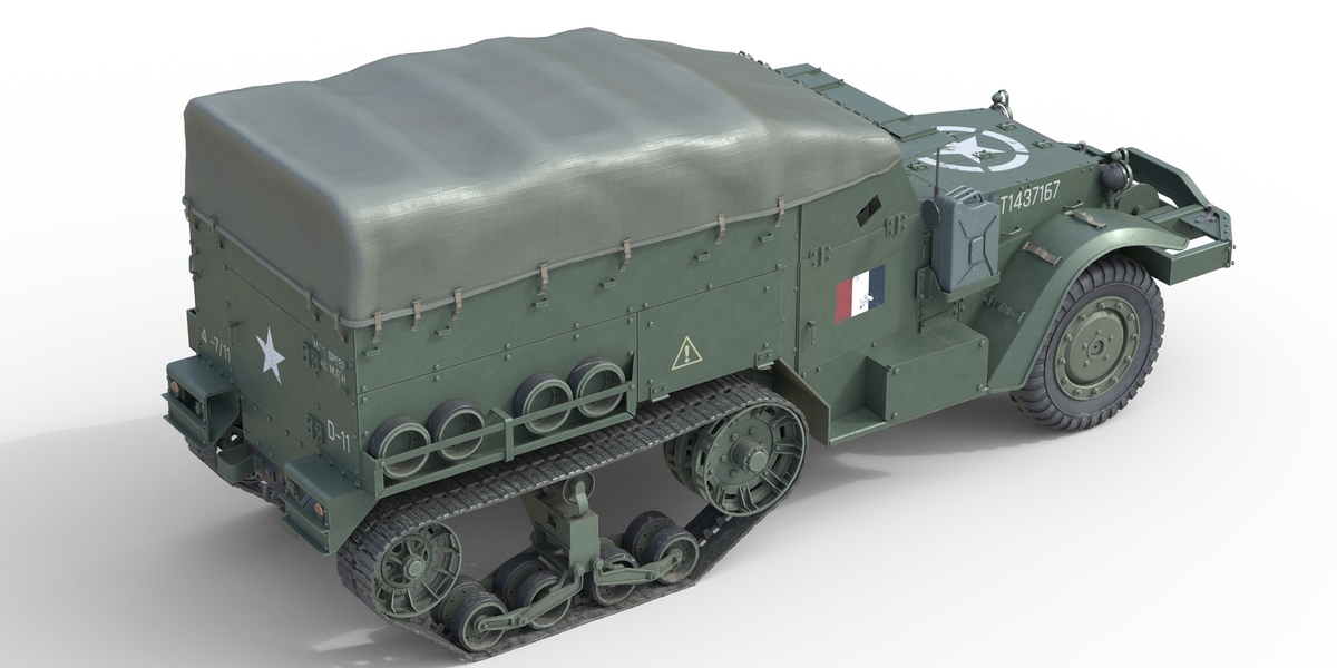 M5 Half Track Carrier - Superhive (formerly Blender Market)