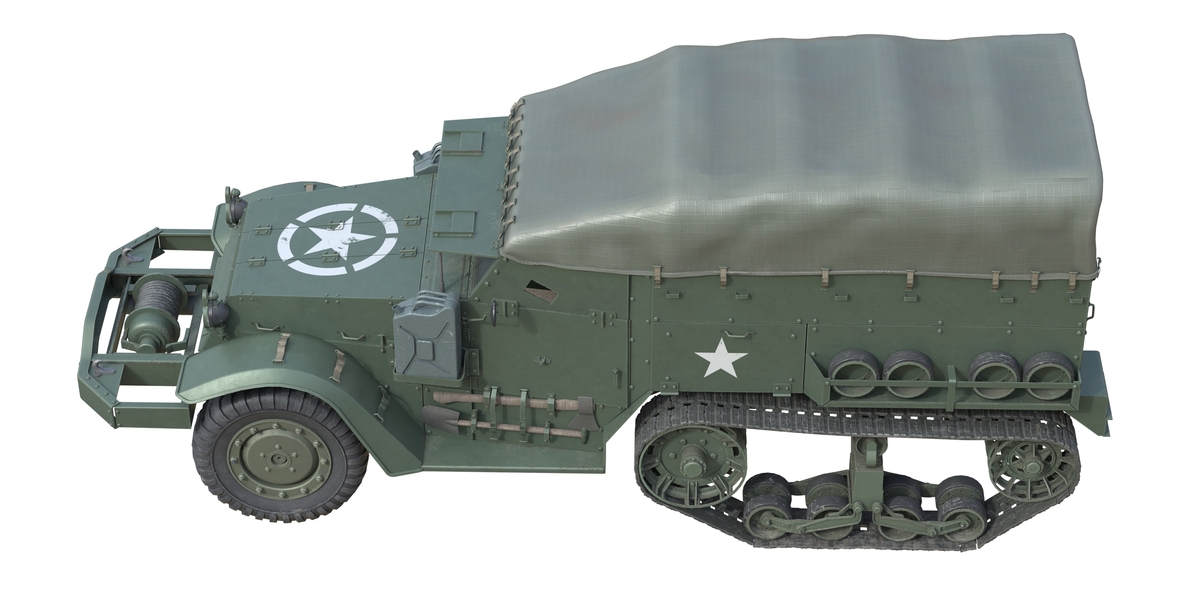 M5 Half Track Carrier - Superhive (formerly Blender Market)