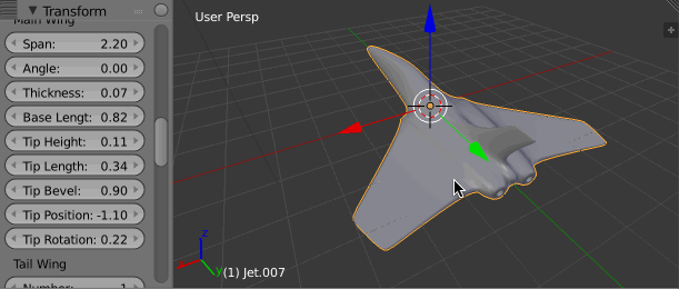 Configurable Dynamic Jet - Superhive (formerly Blender Market)