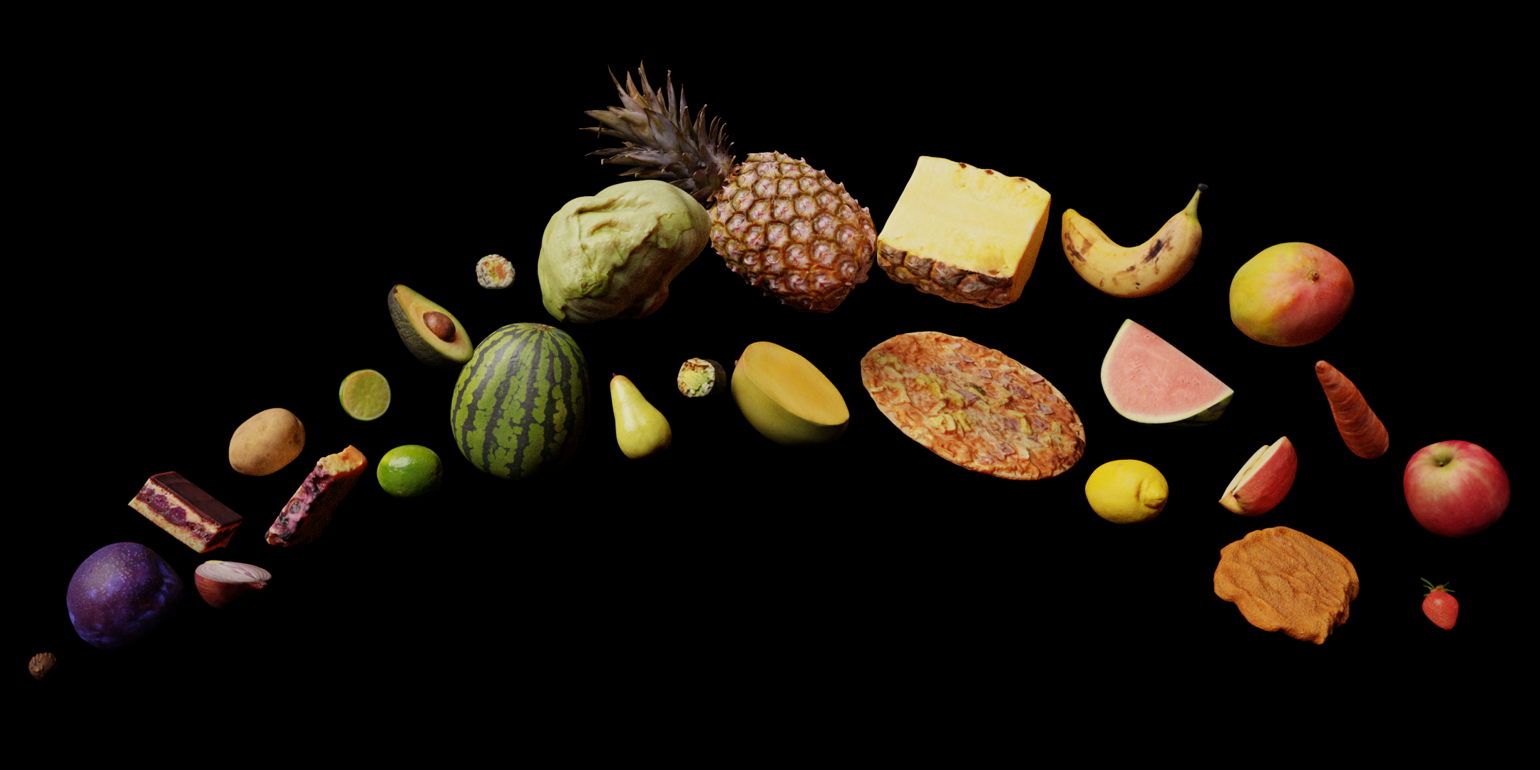 Snatch Food Visual Snack Scans - A Food Library - Superhive (formerly Blender Market)