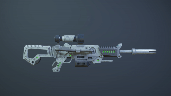 SciFi Rifle Game Ready - Superhive (formerly Blender Market)