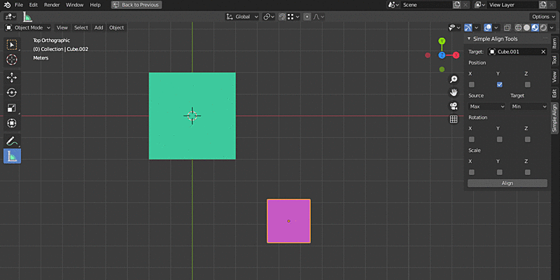 Simple Align Tools - Superhive (formerly Blender Market)