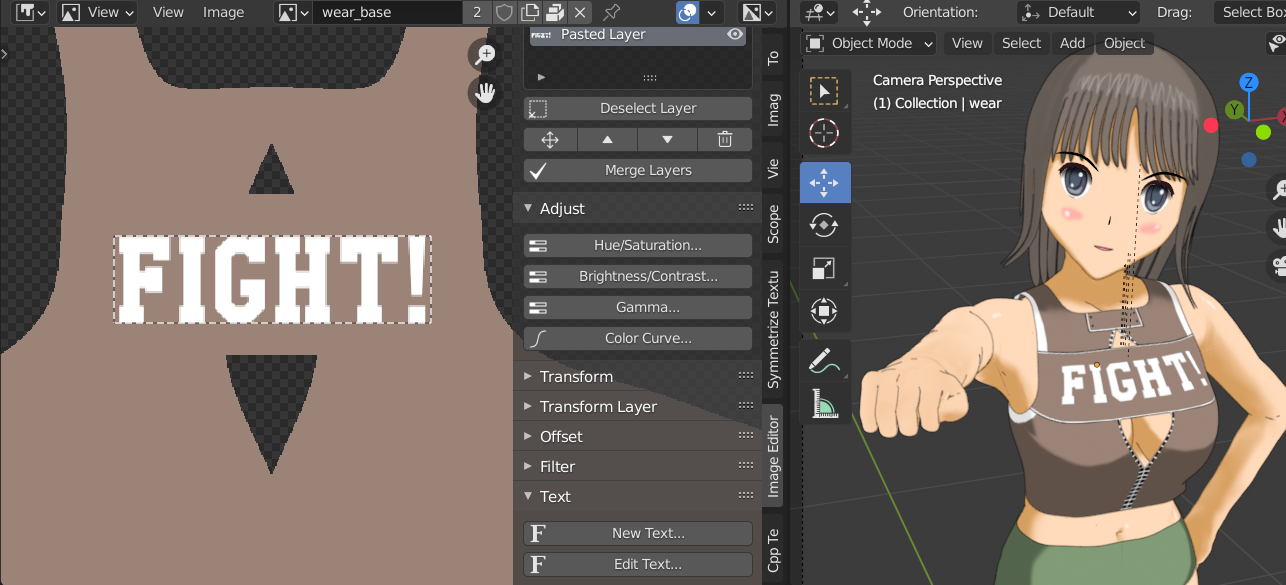 how to use text tool in blender
